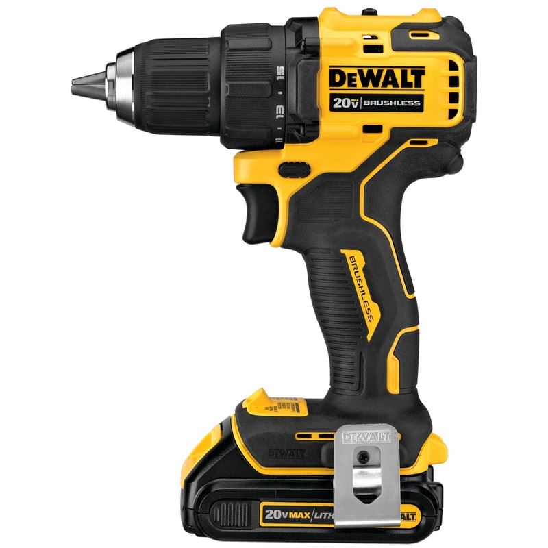 DEWALT DCD708C2 ATOMIC 20V MAX Brushless Compact 1/2 in. Drill/Driver Kit