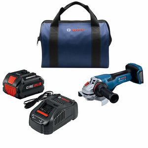 Bosch GWS18V-13PB14 PROFACTOR 18V Spitfire 5 - 6 In. Angle Grinder with Paddle Switch with (1) CORE 18V 8.0 Ah PROFACTOR Performance Battery