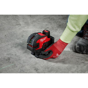 Milwaukee 3624-20 M12 Green Cross Line and 4-Points Laser