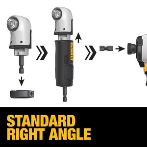 DEWALT DWAMRA14FT  FLEXTORQ 1/4in Square Drive Modular Right Angle Attachment