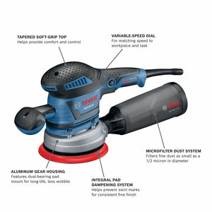 Bosch GEX34-6N Corded 6 in. Multi-Hole Random Orbit Sander/Polisher