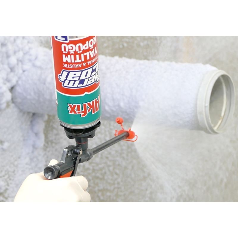 Akfix Thermcoat Thermal & Acoustic Insulation Pu Spray Foam (Gun Use)