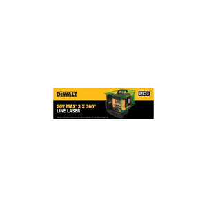 DEWALT DCLE34031B 20V 3x360 Line Laser (Tool Only)