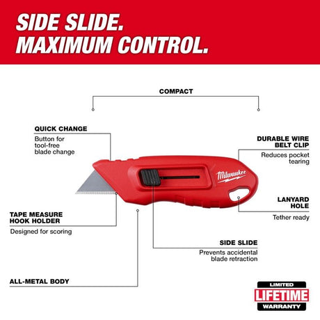 Milwaukee 48-22-1516 Compact Side Slide Utility Knife