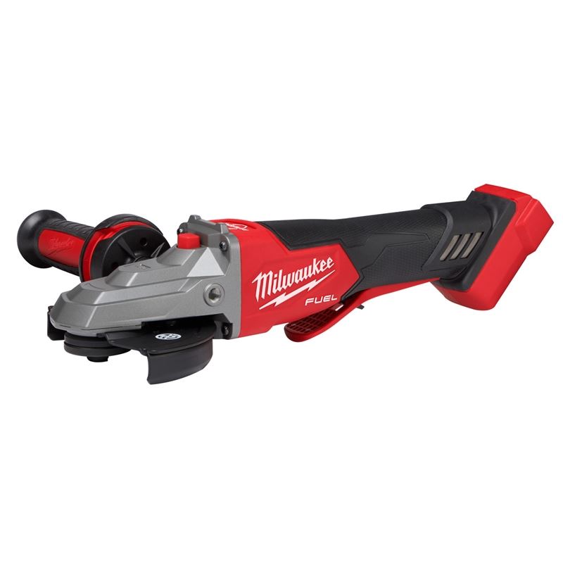 Milwaukee 2886-20 M18 FUEL 5in Flathead Braking Grinder, Paddle Switch No-Lock