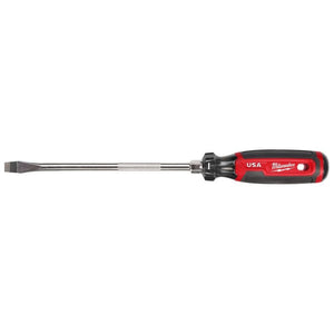 Milwaukee MT209 3/8in Slotted 8in Cushion Grip Screwdriver (USA)