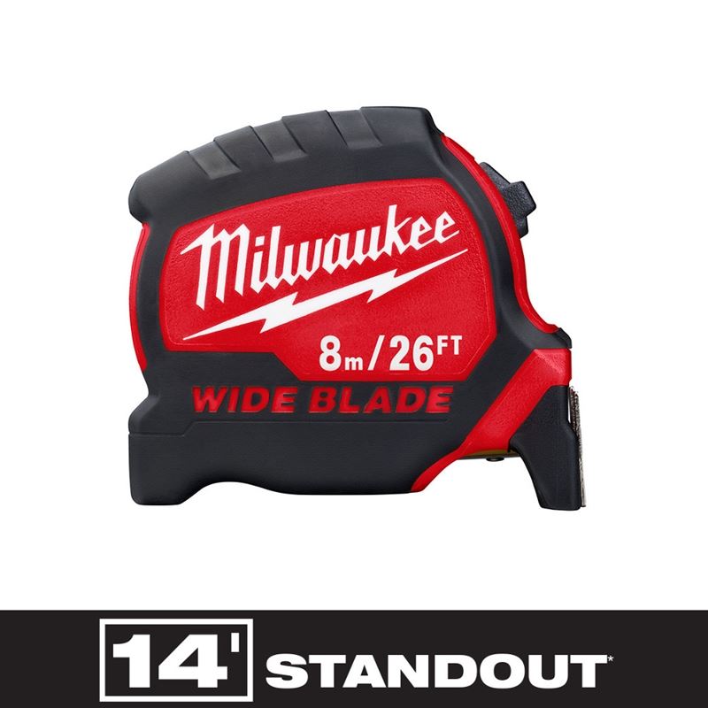 48-22-0226 8M/26Ft Wide Blade Tape Measure