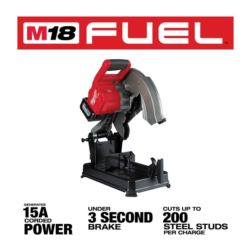 Milwaukee 2990-21HD M18 FUEL 14in Abrasive Chop Saw Kit