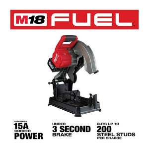 Milwaukee 2990-21HD M18 FUEL 14in Abrasive Chop Saw Kit