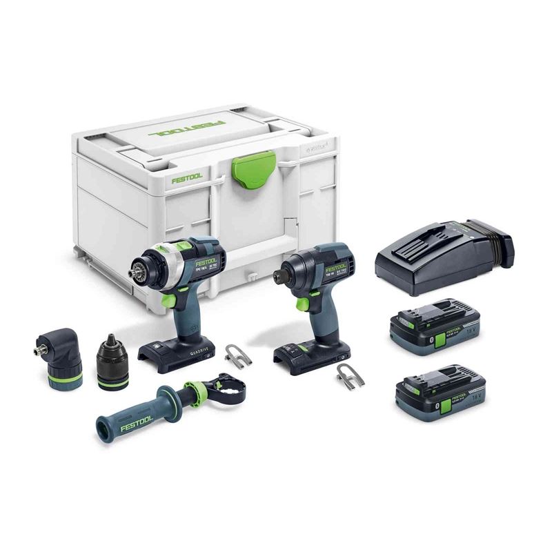 Festool 576996 Screwdriver and drill set TID 18 HPC I-Set TPC 18/4