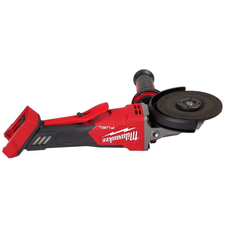 Milwaukee 2886-20 M18 FUEL 5in Flathead Braking Grinder, Paddle Switch No-Lock