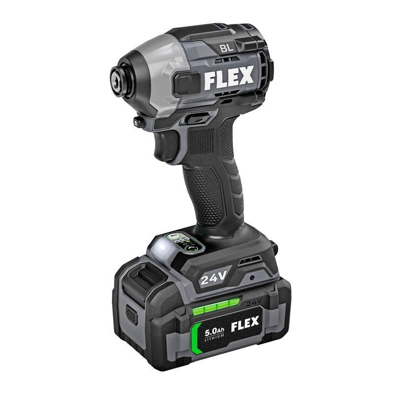 FLEX FX1371A-2B 1/4 in QUICK EJECT HEX IMPACT DRIVER WITH MULTIMODE KIT