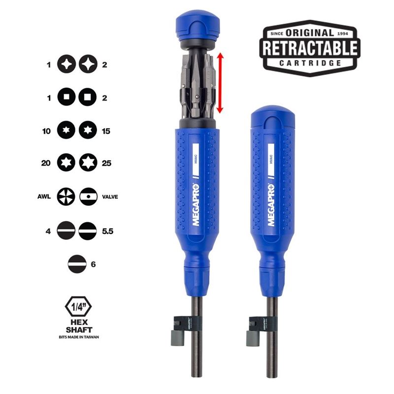 MEGAPRO HVAC Canada 14-in-1 Screwdriver