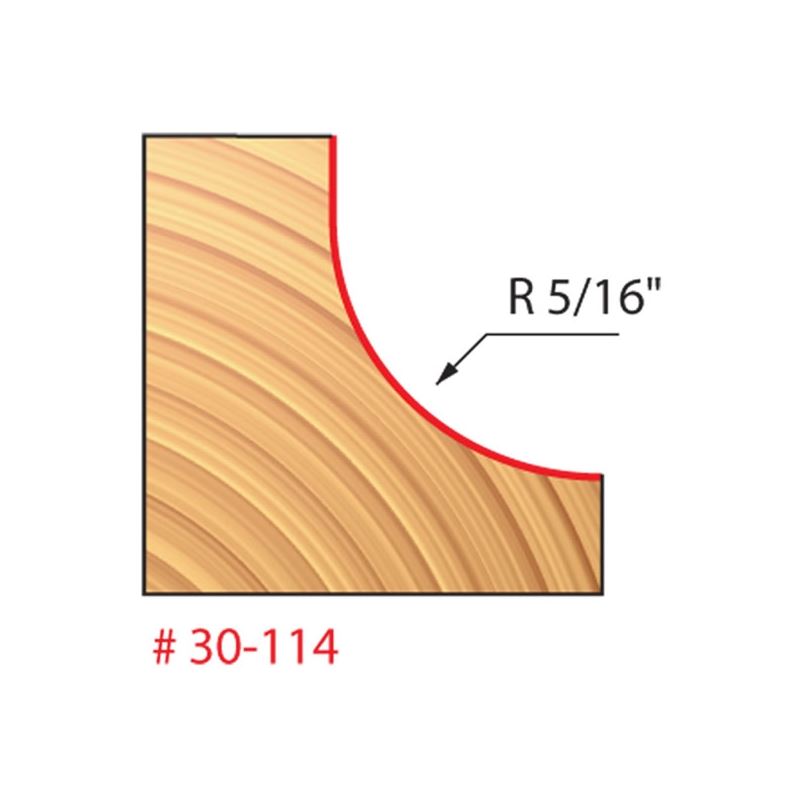 Freud | 30-114 1/2 Radius Cove Bit