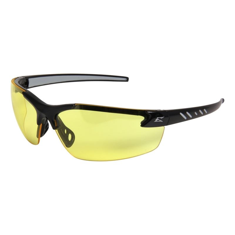 Edge Eyeware DZ412VS-G2 Zorge G2 - Black Frame / Yellow Vapor Shield Lens