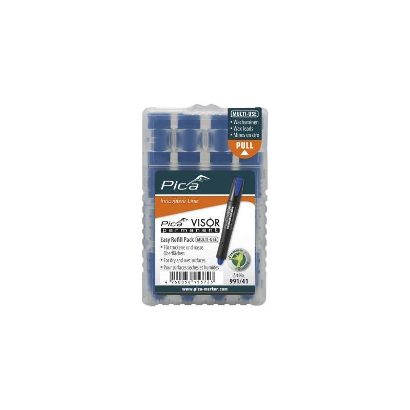 PICA 991/41 BLUE VISOR Permanent Marker Refills