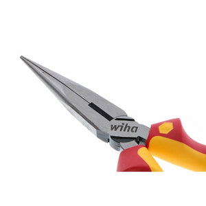 WIHA 32923 Insulated Industrial Long Nose Pliers 8 in