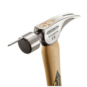 Stiletto TI14MC 14oz Hickory Framing Hammer - Milled/Curve