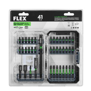 FLEX FAM10102-41 41 PC. Impact Driver Bit Set