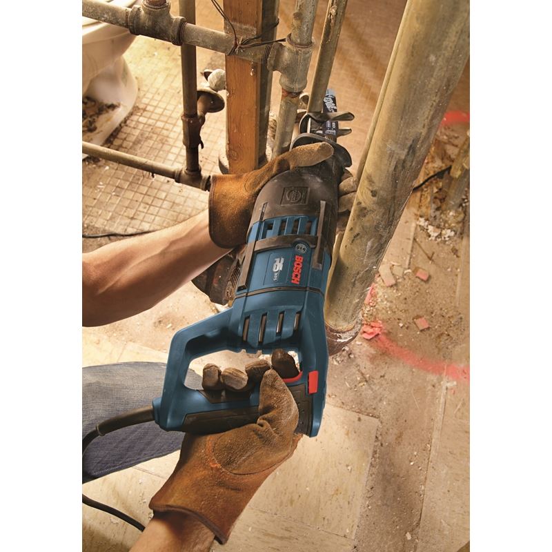 Bosch | RESM9X2 5 pc. 9 In. 8/10 TPI Edge Reciprocating Saw Blades for Thick Metal