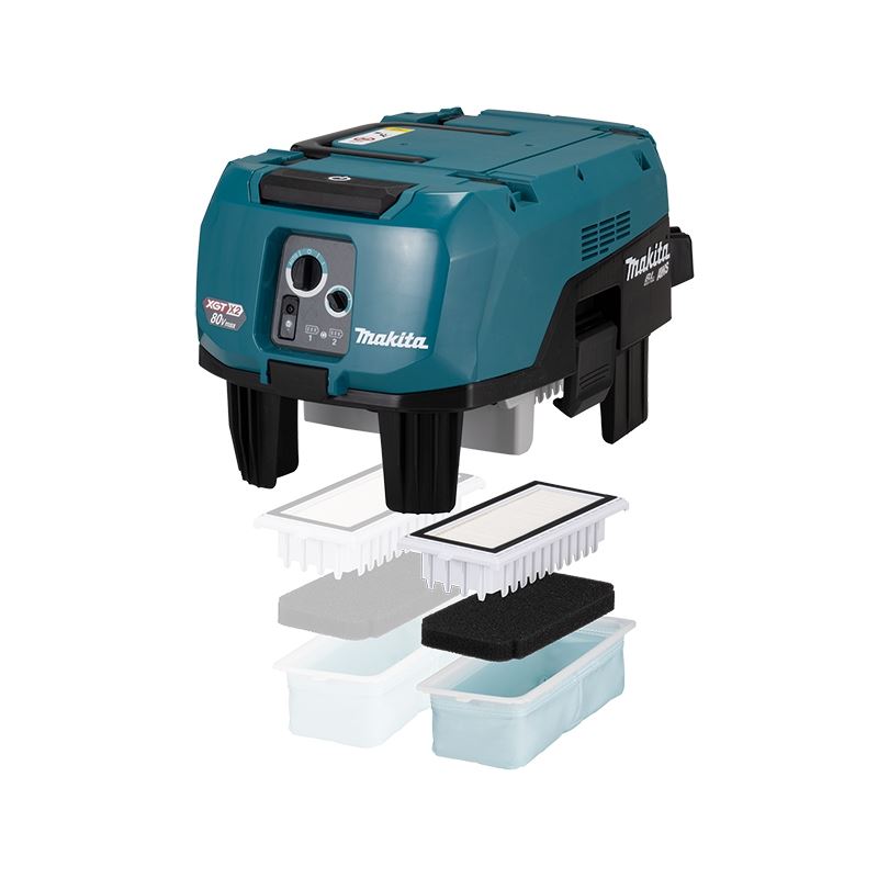 Makita VC007GLZ02 80V (40Vx2) max XGT Brushless Cordless 40.0 L Wet/Dry/Dust Extractor w/HEPA, XPT and AWS (Tool Only)