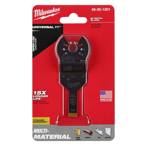 Milwaukee 49-25-1201 OPEN-LOK 3/8 in Titanium Enhanced Bi-Metal Multi-Material Blade 1 Pk