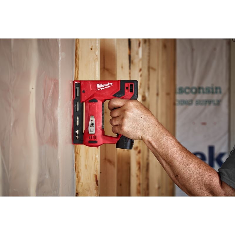 2447-20 M12 12 Volt Lithium-Ion Cordless 3/8 in. Crown Stapler  - Tool Only