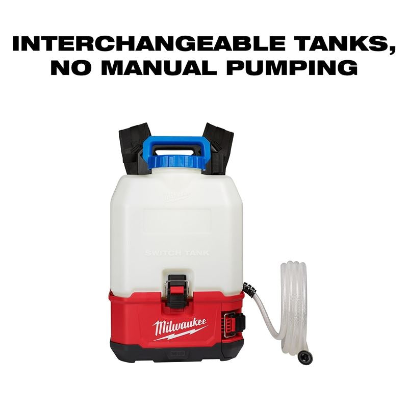 2820-21WS M18 18 Volt Lithium-Ion Cordless SWITCH TANK 4 Gallon Backpack Water Supply Kit