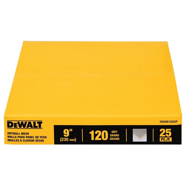 DeWalt DWAM12025P 9 IN DRYWALL MESH DISC 120 GRIT