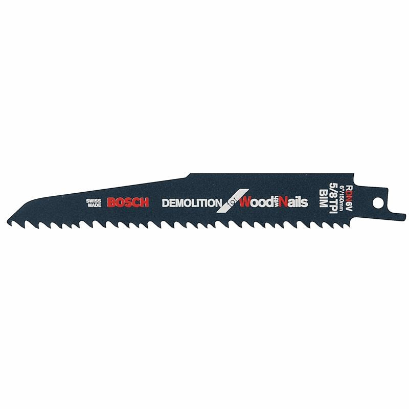 Bosch RDN6V 6 In. 5/8 Variable TPI Reciprocating Saw Blades