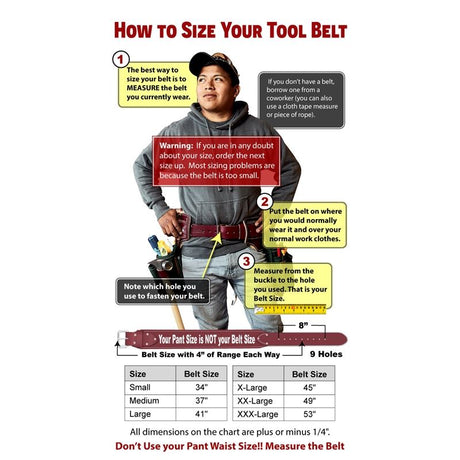 OCCIDENTAL 8580 FATLIP TOOL BELT SET