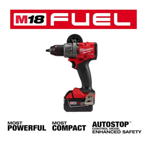 Milwaukee 2904-22 M18 FUEL 1/2in Hammer Drill/Driver Kit