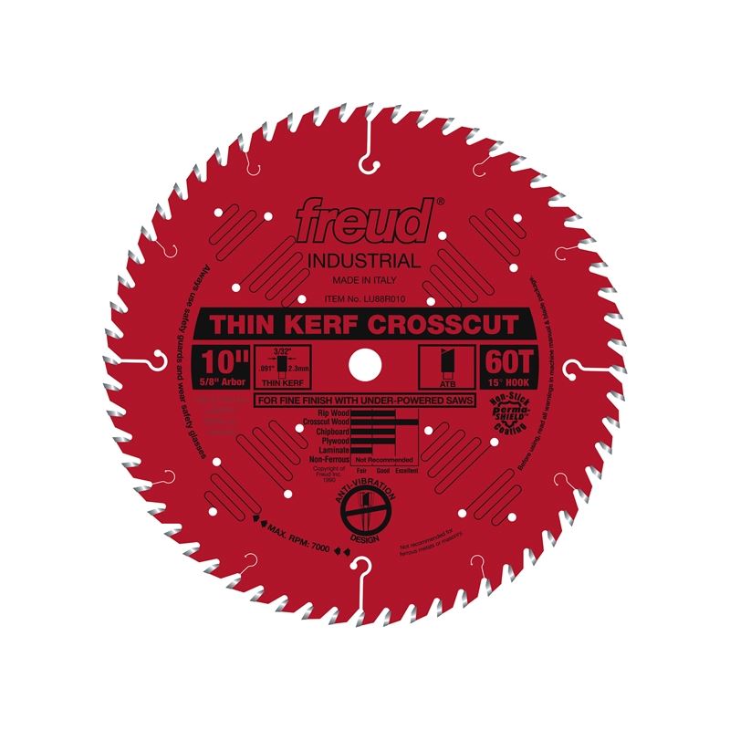 Freud | LU88R010 10" Thin Kerf Fine Finish Crosscut Blade