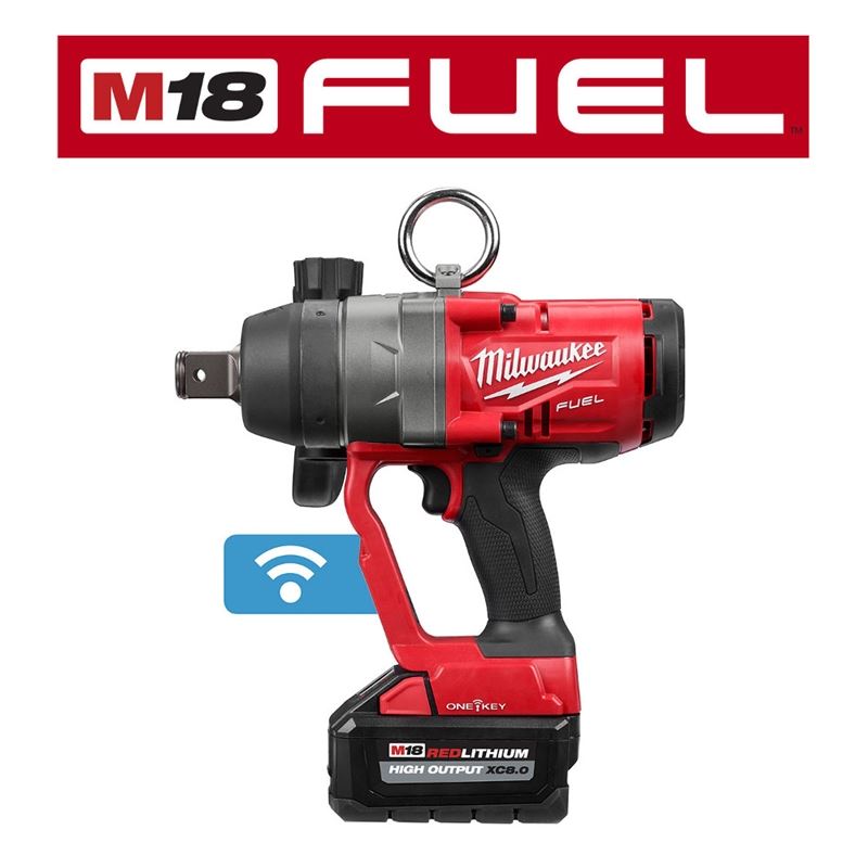 2867-22 M18 FUEL 18 Volt Lithium-Ion Brushless Cordless 1 in. High Torque Impact Wrench with ONE-KEY Kit