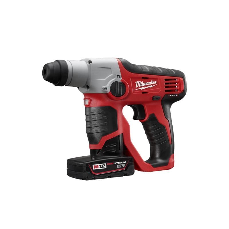 Milwaukee | 2412-22XC M12 Cordless Lithium-Ion 1/2" SDS-Plus Rotary Hammer Kit