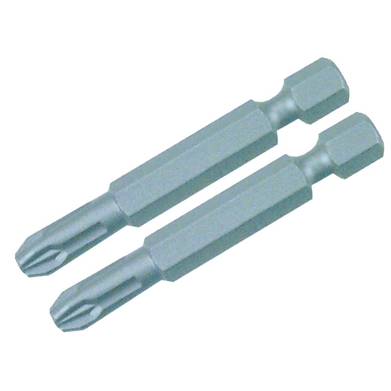 Wiha PoziDriv Power Bit #2 x 50mm Pack of 2 Bits