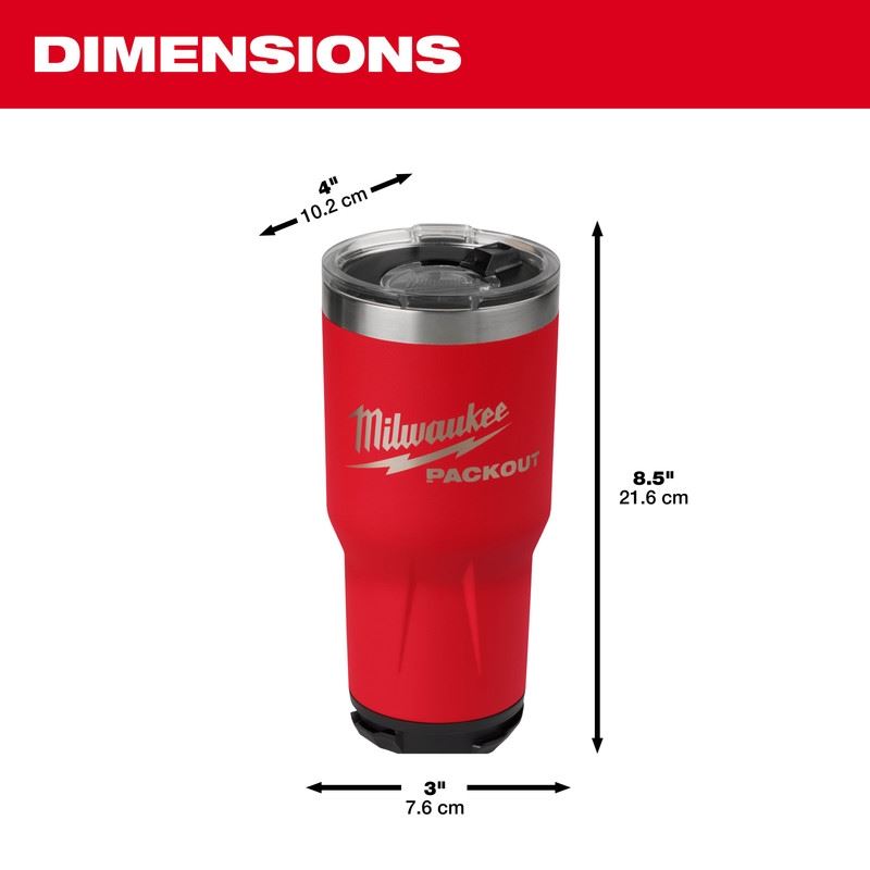 Milwaukee 48-22-8393R PACKOUT 30oz Tumbler