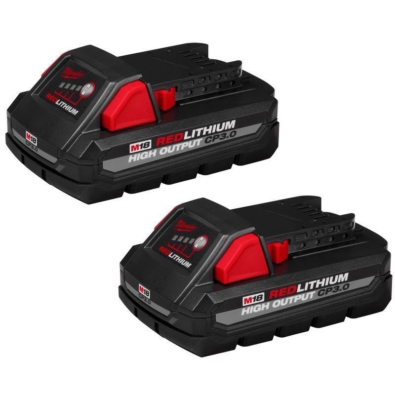 Milwaukee 48-11-1837 M18 REDLITHIUM  HIGH OUTPUT  CP3.0 Battery 2-Pack