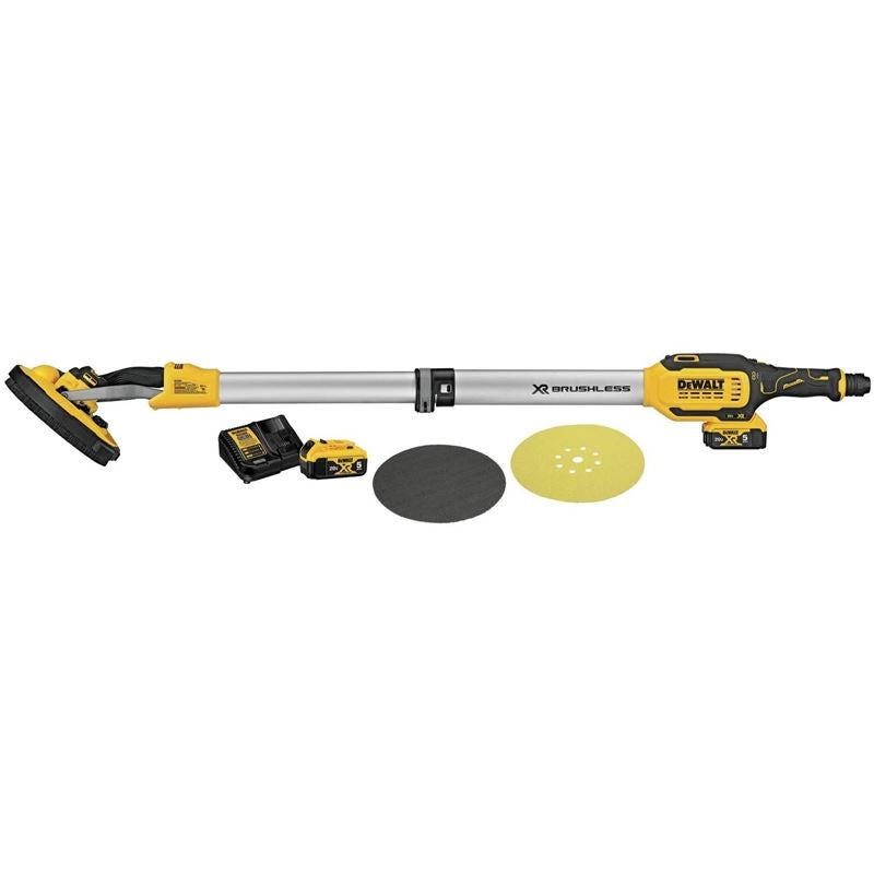 DEWALT DCE800P2 20V MAX Cordless 9" Drywall Sander 5.0Ah Kit