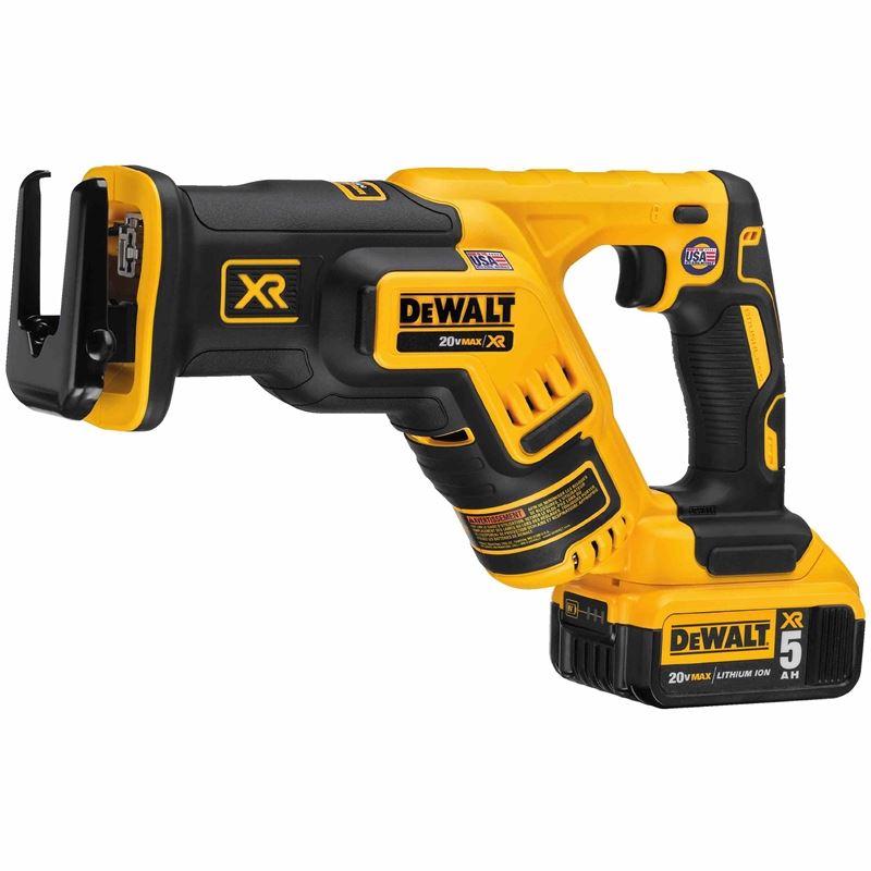 DEWALT DCS367P1 20V MAX* XR Brushless Compact Reciprocating Saw Kit (5.0 Ah)