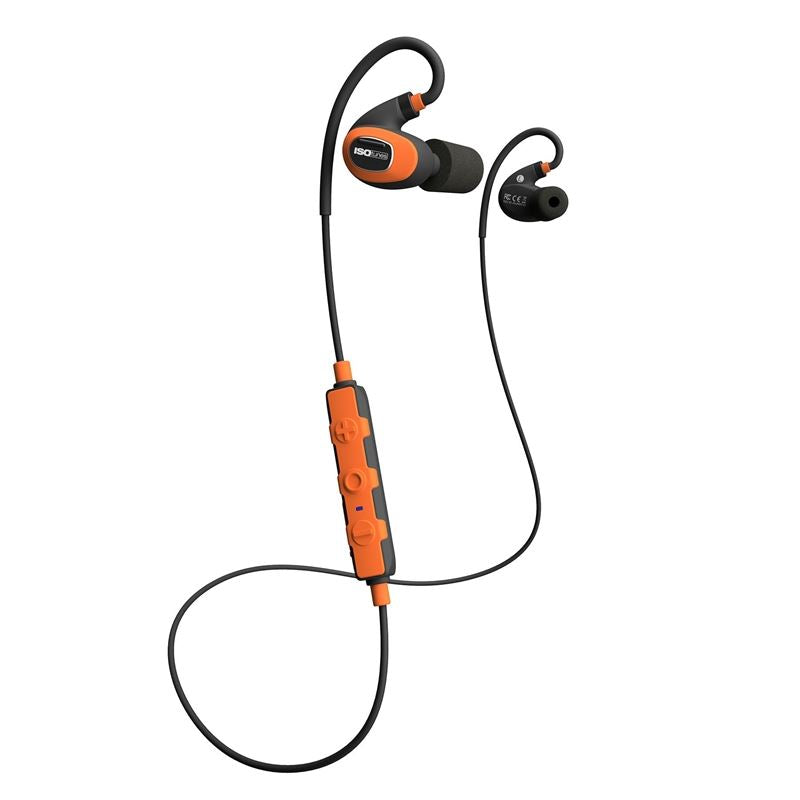 ISOtunes PRO 2.0 Noise-Isolating Earbuds - Orange/Black