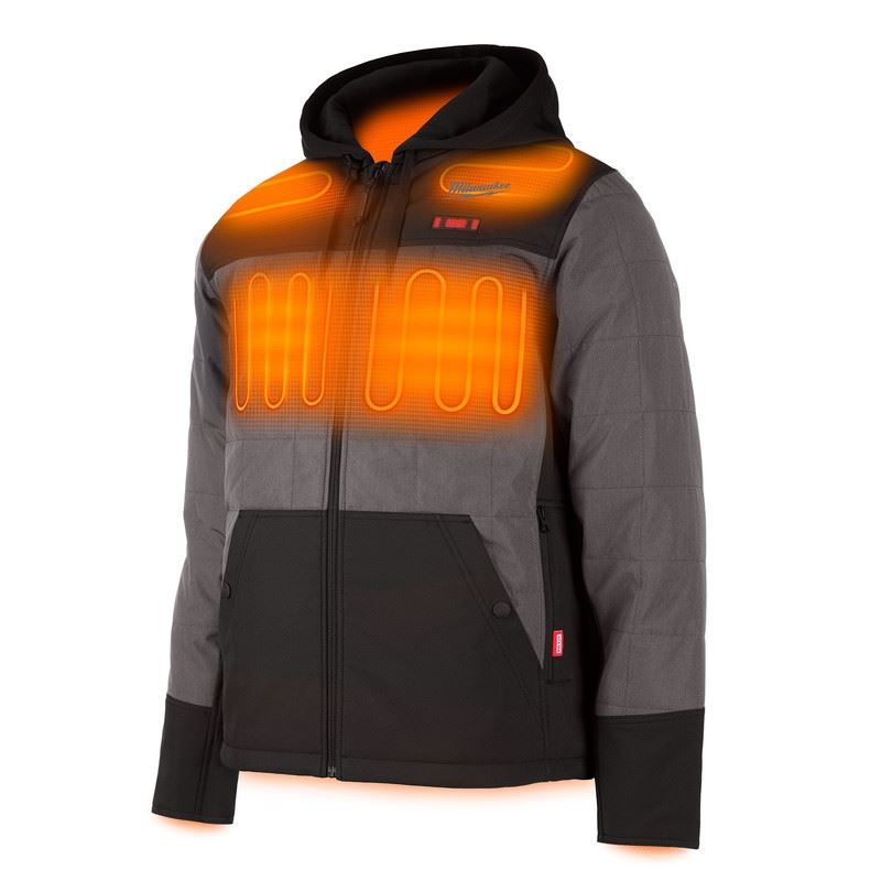 Milwaukee 205G-21 M12 HEATED AXIS HOODED JACKET