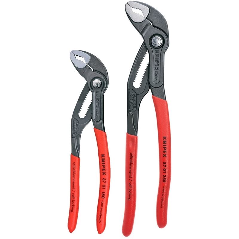 KNIPEX 00 31 20 V01 US Cobra Pliers 2 pc Set  7-1/4 in and 10 in