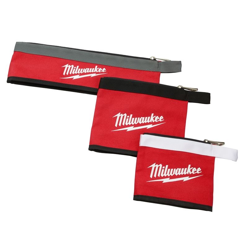 Milwaukee 48-22-8183 3PC Multi-Size Zipper Pouches