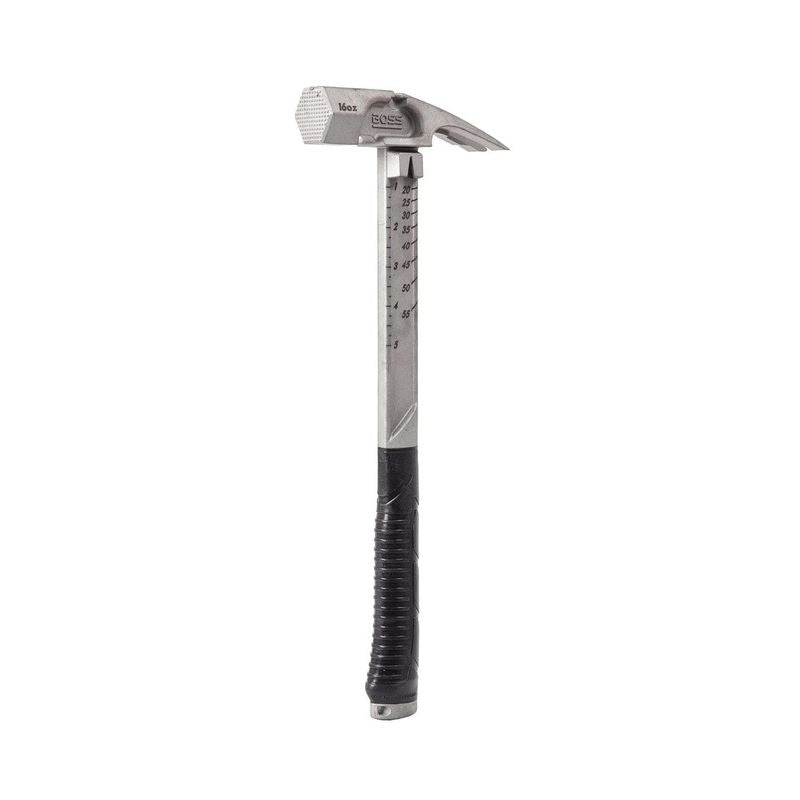 BOSS HAMMER 16oz PRO PLUS TITANIUM HAMMER - MILLED FACE