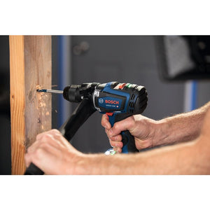 Bosch GXL18V-260B26 18V 2-Tool Combo Kit with Connected-Ready 1/2 In. Hammer Drill/Driver, Connected-Ready Two-In-One 1/4 In. and 1/2 In. Bit/Socket Impact Driver/Wrench, (1) CORE 18V 8.0 Ah Performance Battery and (1) CORE 18V 4.0 Ah Compact Battery