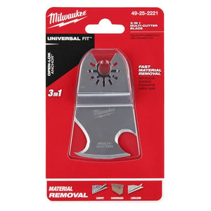 Milwaukee 49-25-2221 OPEN-LOK 3-in-1 Multi-Cutter Scraper Blade 1 Pk