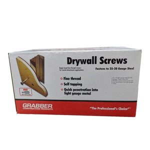 Grabber Drywall Screws - 1-1/4in Fine Thread