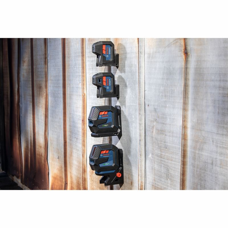 Bosch GCL100-40G Green-Beam Self-Leveling Cross-Line Laser with Plumb Points