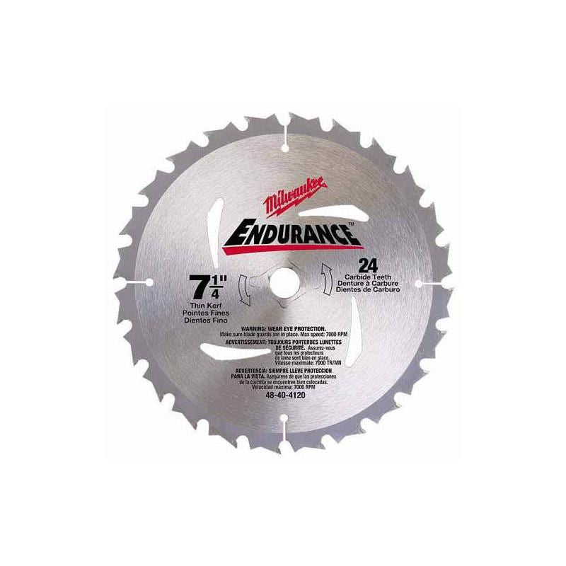 Milwaukee | 48-40-4120 7-1/4" 24 Carbide Teeth Circular Saw Blade